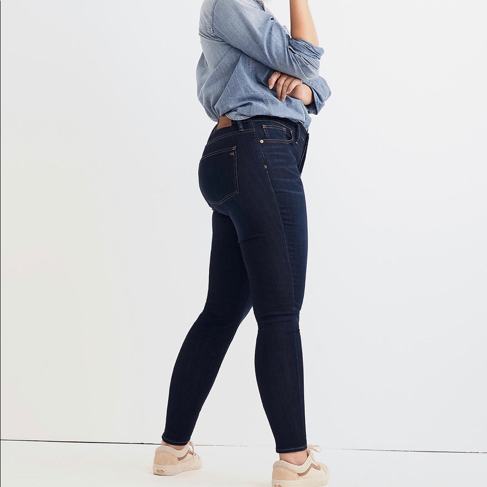 NWT Madewell Tall 9" High-Rise Skinny Jeans Sz 35T - Picture 2 of 7